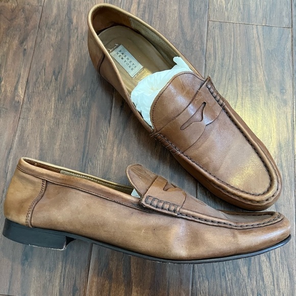 Barney’s New York Brown Slip-on Men’s Loafers Size 13 main image 4